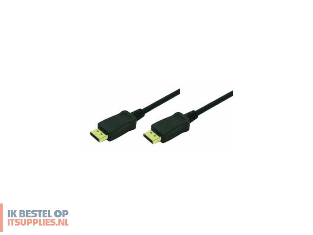 1508926-refurbished_logilink_cv0029_displayport_kabel_2_m_zwart