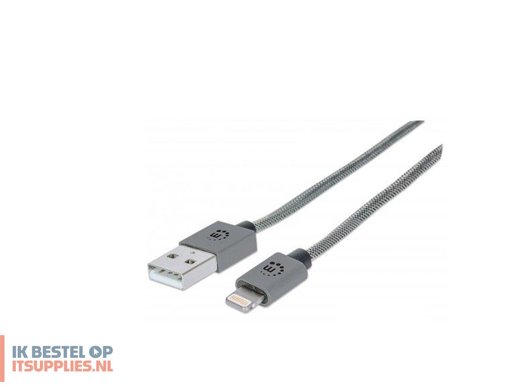 1512953-refurbished_manhattan_394345_lightning-kabel_1_m_grijs-_zilver
