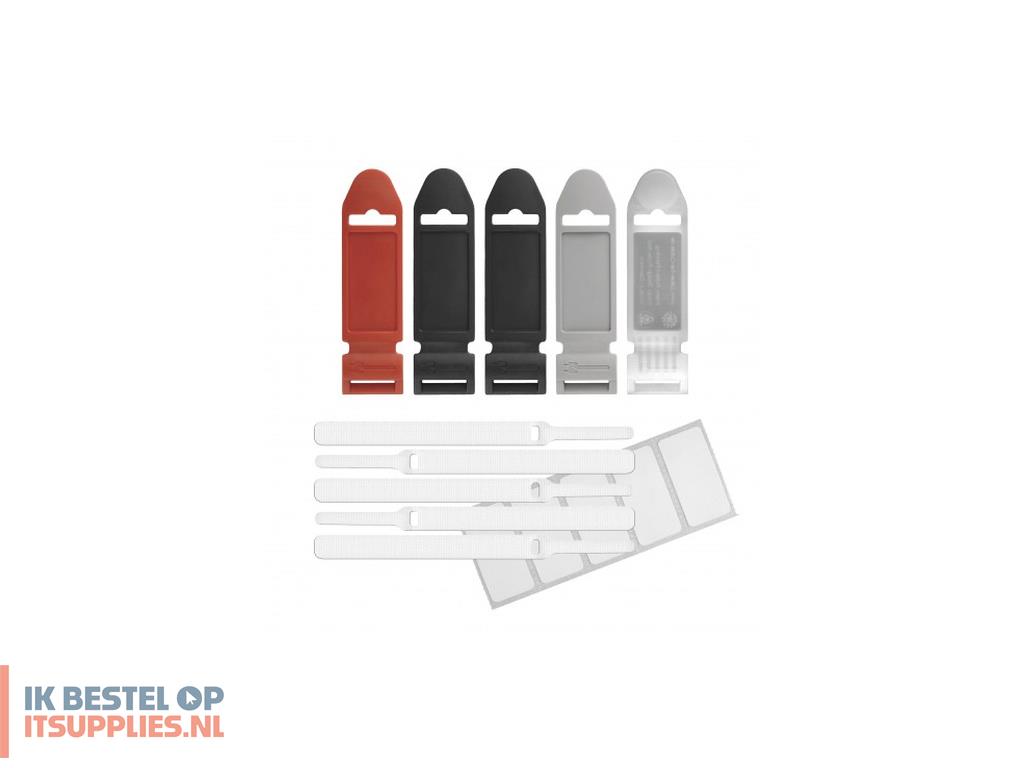 1509817-refurbished_label-the-cable_ltc_2420_kabelbinder_zwart-_grijs-_rood-_transparant