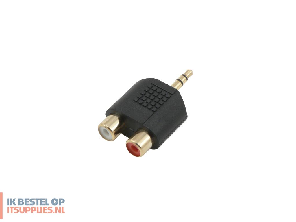 3339141-refurbished_mcl_35mm__2xrca_adapter_zwart