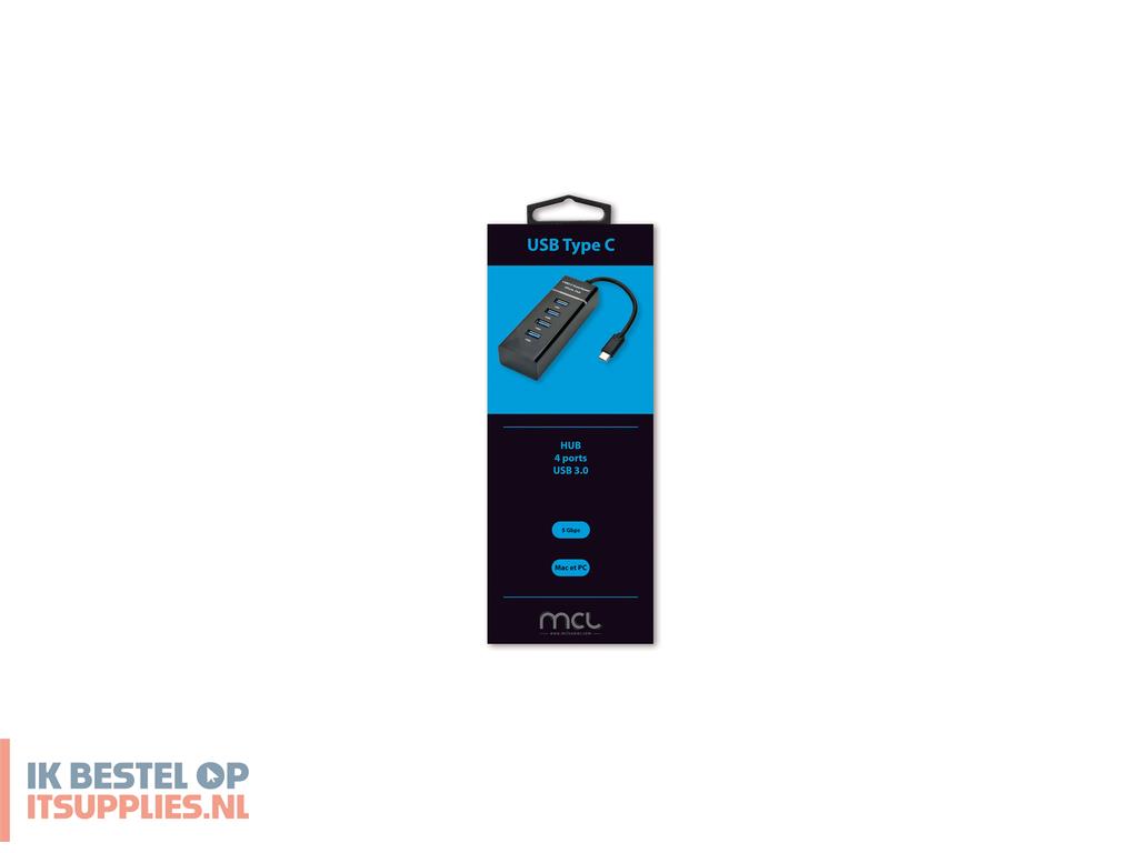 3311838-refurbished_mcl_usb3c-h114_interface_hub_usb_32_gen_1_31_gen_1_type-c_5000_mbits_zwart