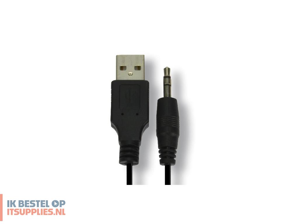 0237510-refurbished_mcl_hp-usb24_luidspreker_1-weg_zwart_bedraad_4_w