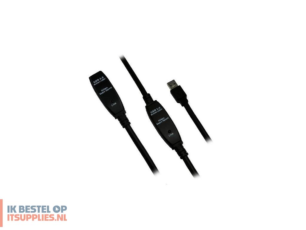 3059995-refurbished_mcl_mc923amfa-25m_usb-kabel_usb_a_2-5_gbits_zwart