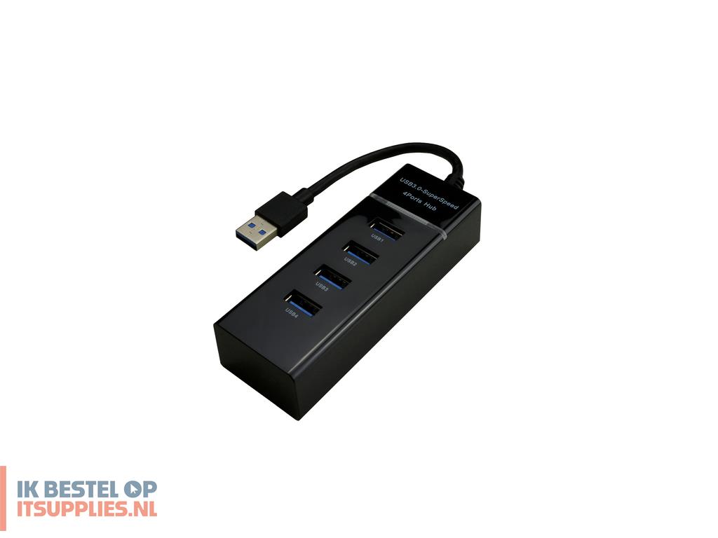 0042379-refurbished_mcl_usb3-m104bn_interface_hub_usb_32_gen_1_31_gen_1_type-a_5000_mbits_zwart