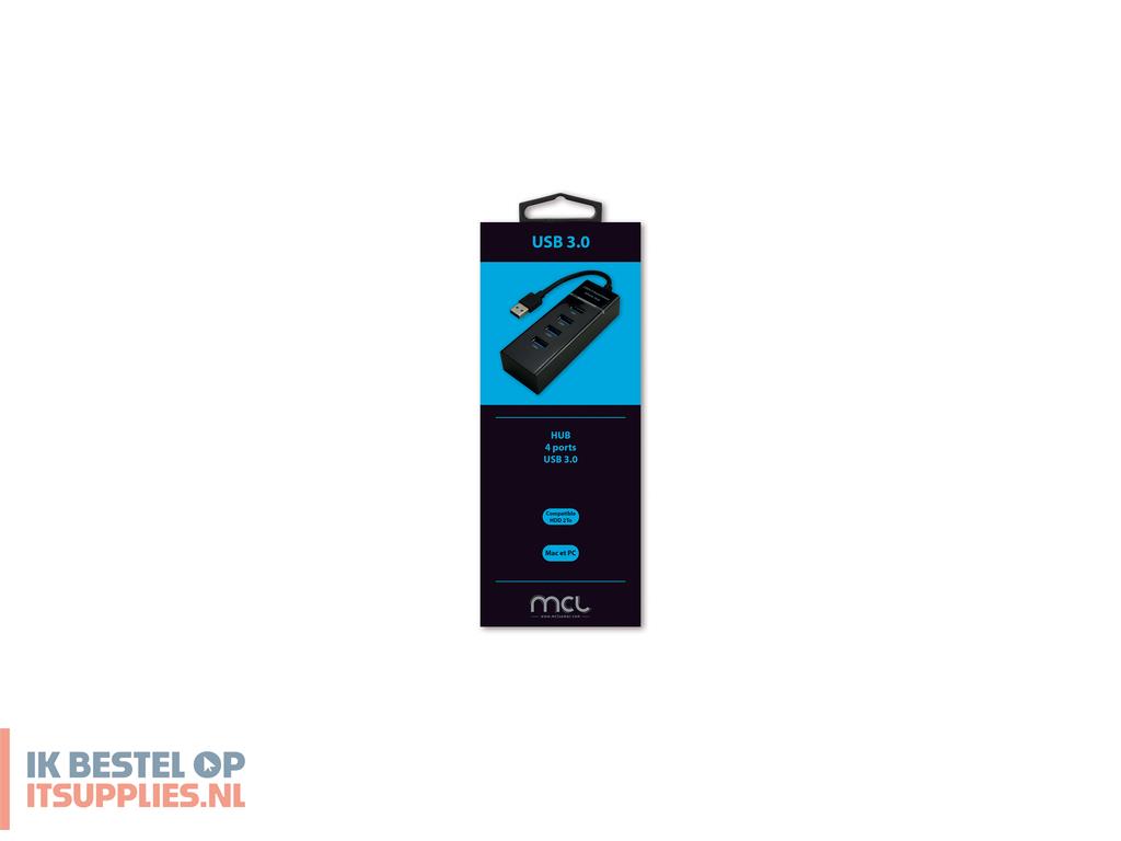 0044753-refurbished_mcl_usb3-m104bn_interface_hub_usb_32_gen_1_31_gen_1_type-a_5000_mbits_zwart