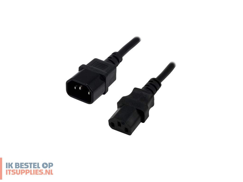 5019874-mcl_cable_electric_malefemale_5m_zwart_c14_stekker_c13_stekker