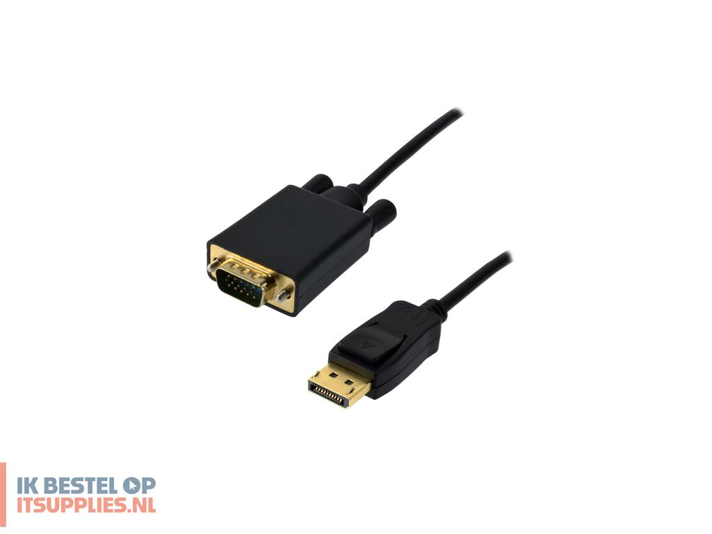 1556812-refurbished_mcl_mc294-15m_video_kabel_adapter_1-5_m_displayport_vga_d-sub_zwart