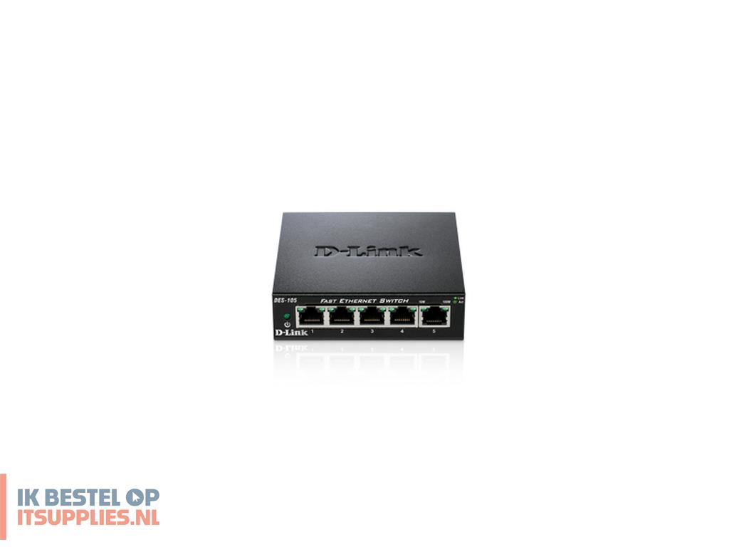 5021160-d-link_des-105_netwerk-switch_unmanaged_zwart