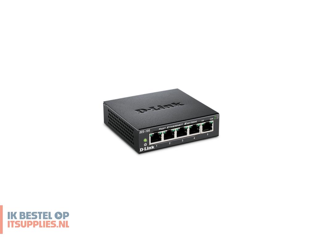 5023512-d-link_des-105_netwerk-switch_unmanaged_zwart