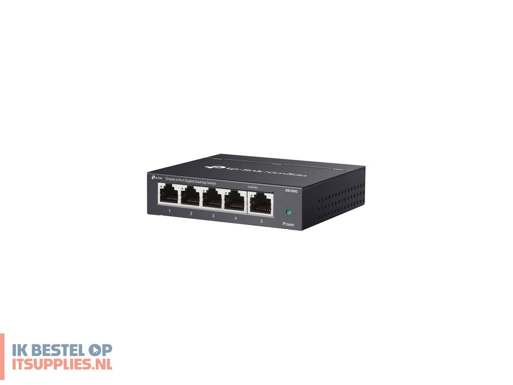 3335524-refurbished_tp-link_omada_ds105g_netwerk-switch_unmanaged_gigabit_ethernet_101001000_zwart