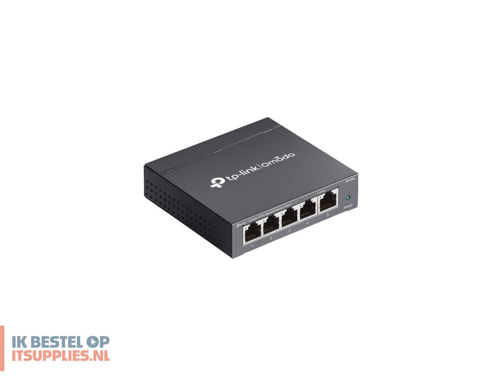 3337152-refurbished_tp-link_omada_ds105g_netwerk-switch_unmanaged_gigabit_ethernet_101001000_zwart