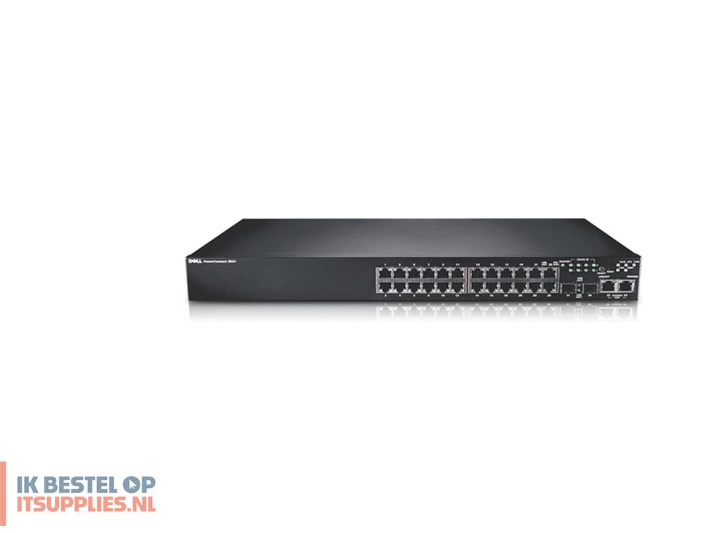 0017242-dell_powerconnect_3524_managed_l2_fast_ethernet_10100_1u_zwart