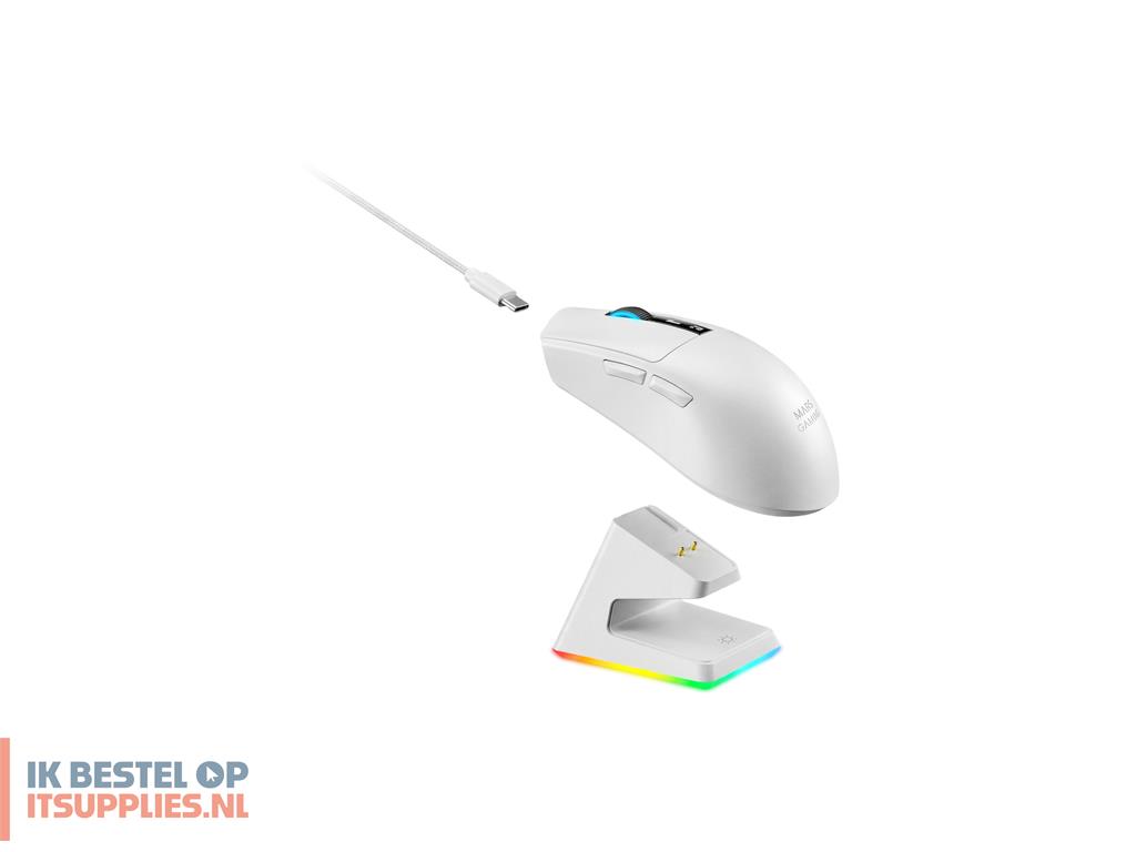 0105389-refurbished_mars_gaming_mmwelitew_muis_gamen_rechtshandig_bluetooth_optisch_20000_dpi