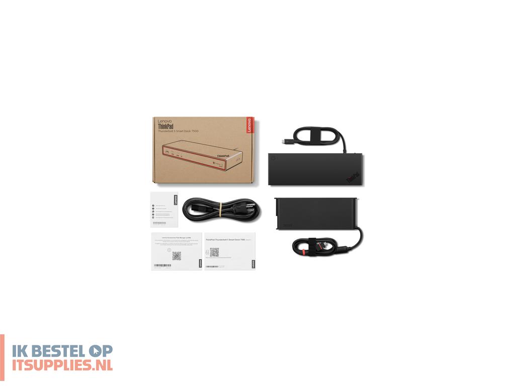 0129952-refurbished_lenovo_thinkpad_thunderbolt_5_smart_dock_7500_bedraad_zwart