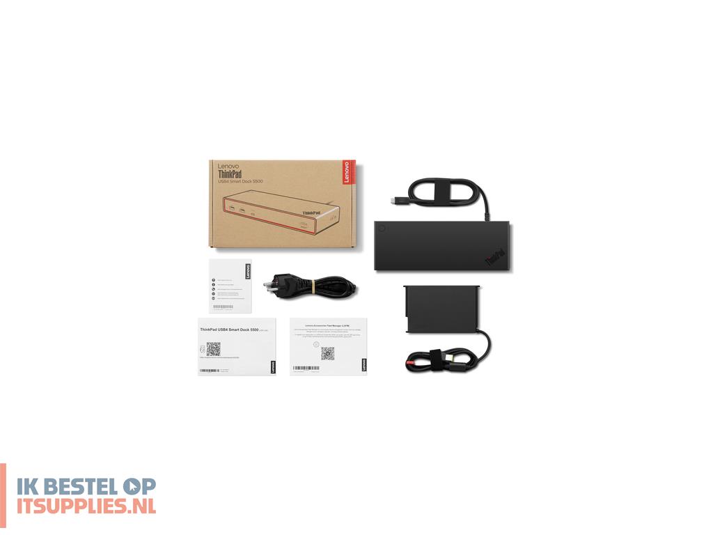 0122597-refurbished_lenovo_thinkpad_usb4_smart_dock_5500_with_135w_adapter_bedraad_zwart
