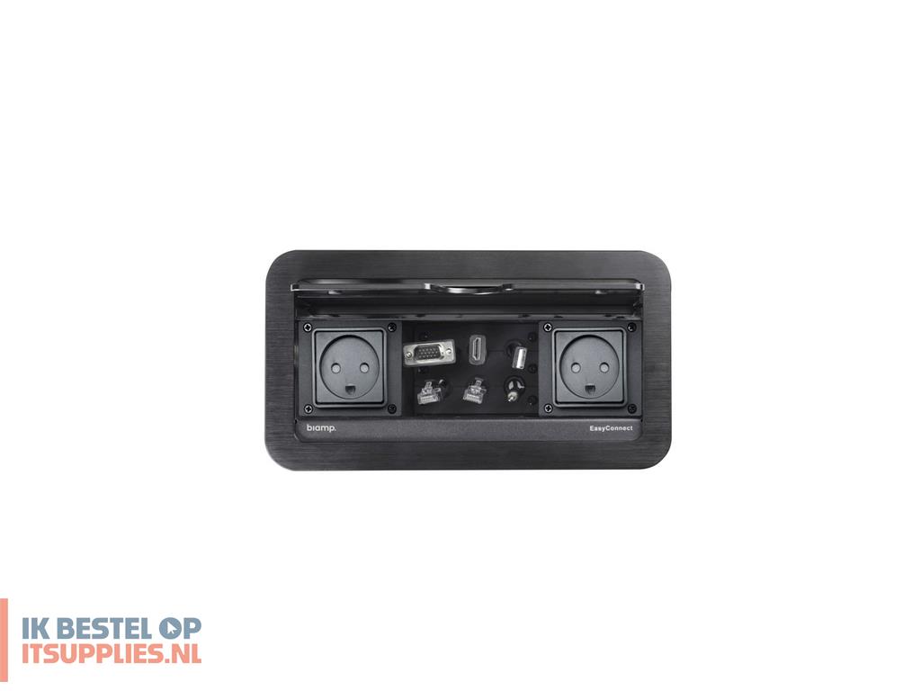 1548366-biamp_easyconnect_ec-p-eu_bureau_kabeldoos_zwart_1_stuks