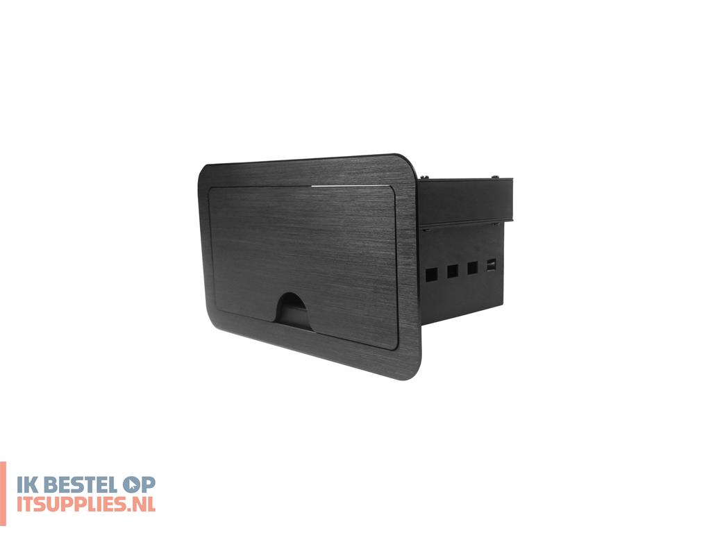 1603725-biamp_easyconnect_ec-p-us_tafel_kabeldoos_zwart_1_stuks