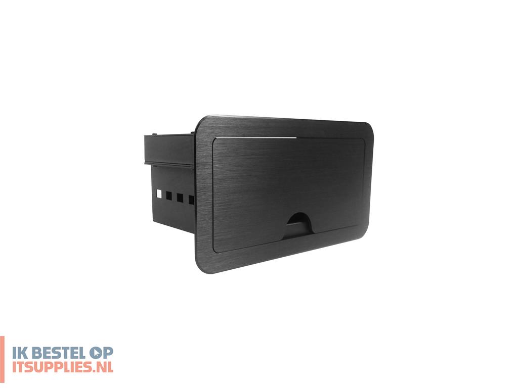 1605031-biamp_easyconnect_ec-p-us_tafel_kabeldoos_zwart_1_stuks