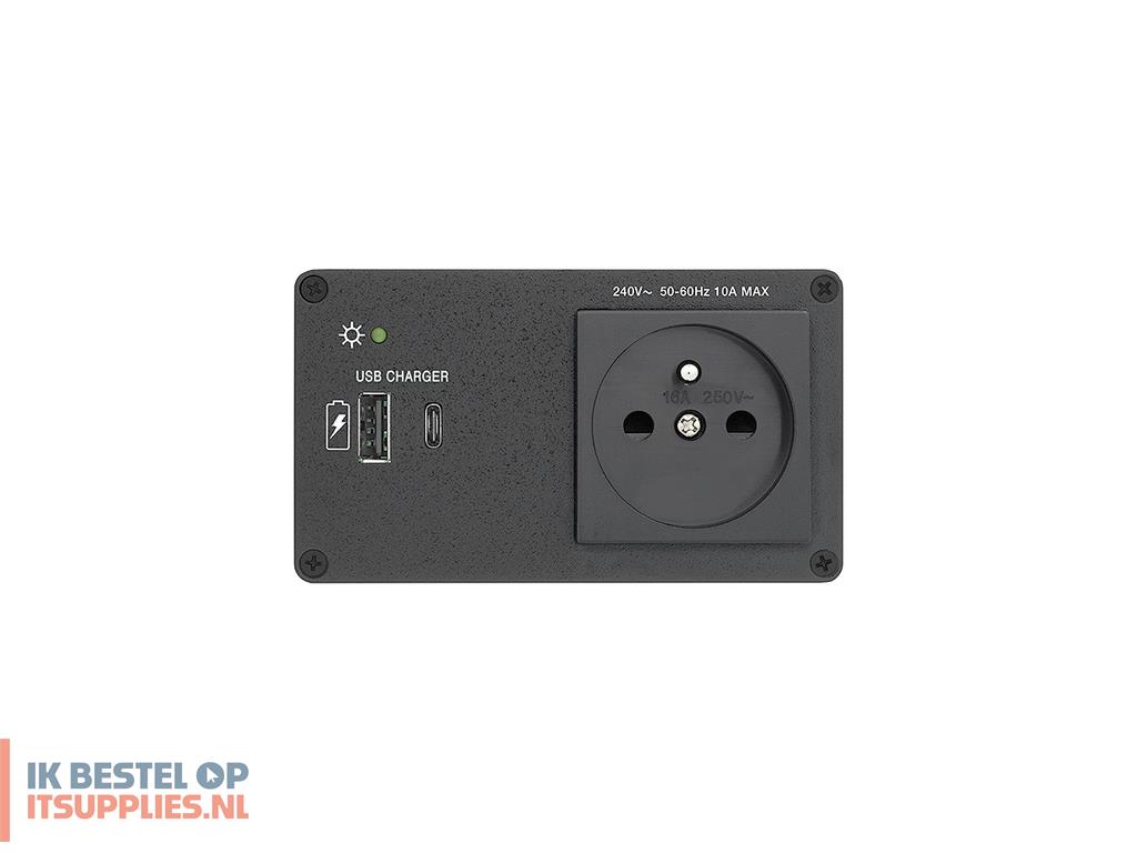 0241759-extron_acusb_311_fr_wandcontactdoos_ac_usb_a_usb_c_zwart