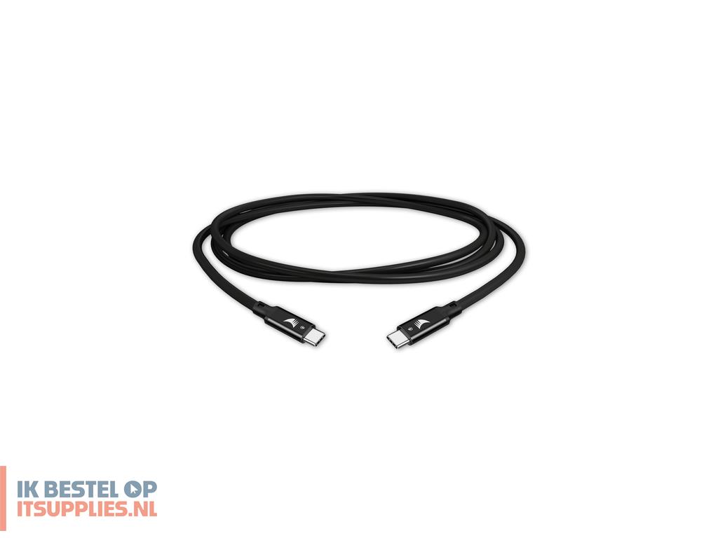 3032352-wyrestorm_exp-cab-usbc-2m_usb-kabel_usb_32_gen_2_31_gen_2_20_gbits_100_w_zwart