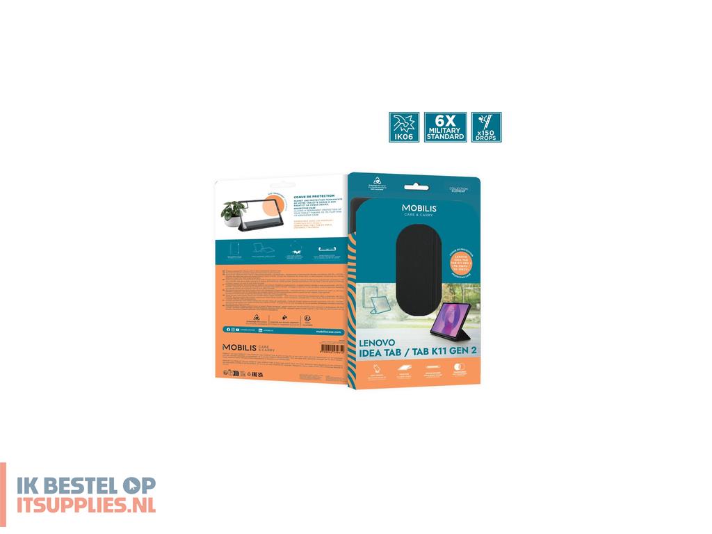 4725992-mobilis_060022_tabletbehuizing_27-9_cm_11_flip_case_zwart