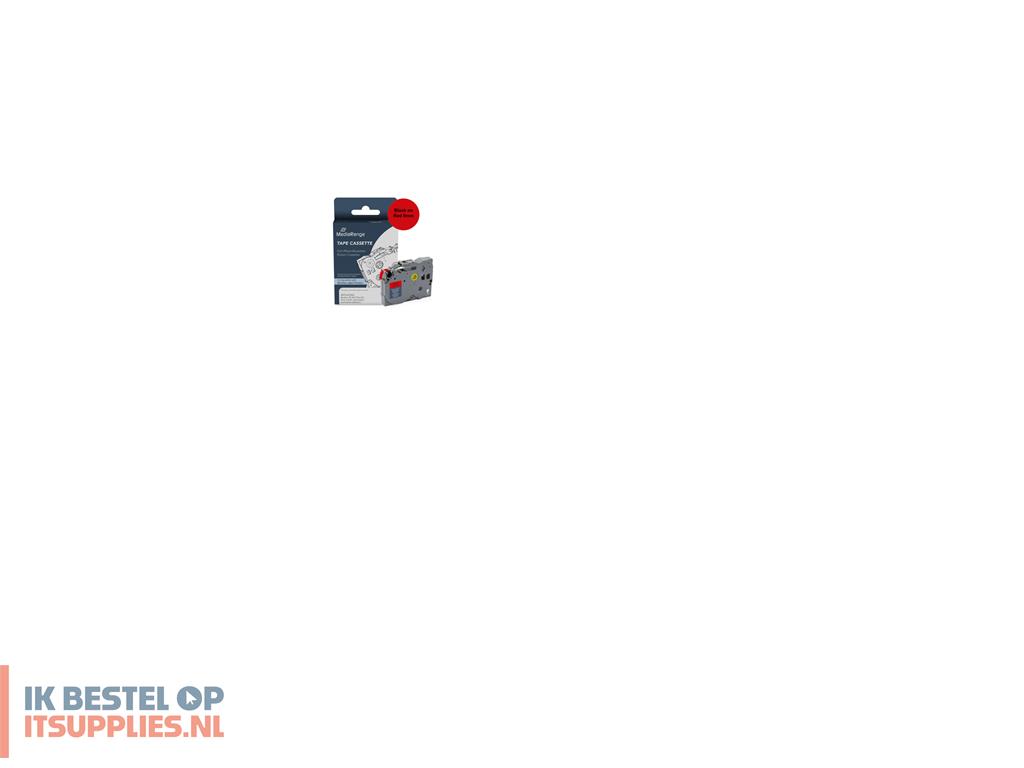 1539126-mediarange_mrbtz421_labelprinter-tape_zwart_op_rood