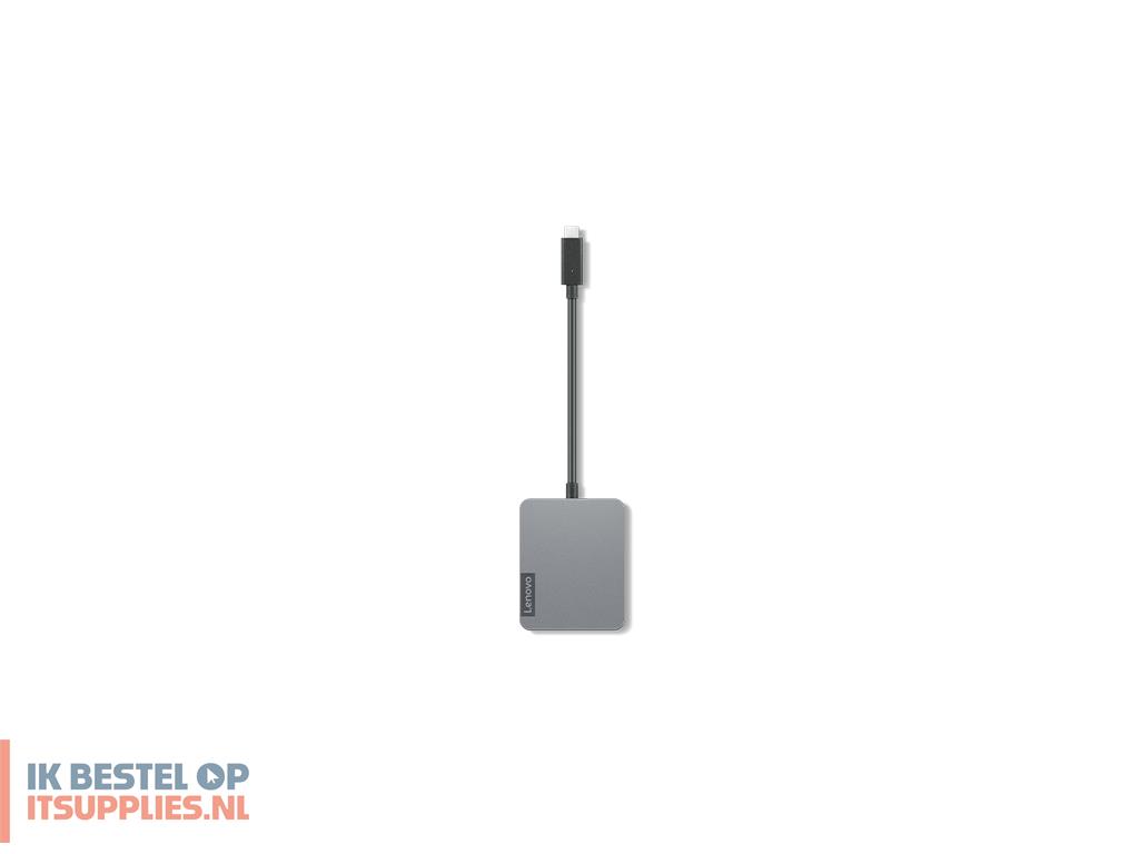 0554247-lenovo_4x91a30366_laptop_dock_poortreplicator_bedraad_usb_20_type-c_grijs