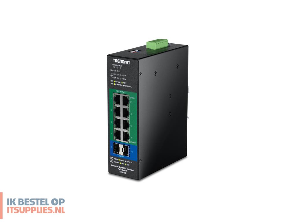 1511922-trendnet_ti-pg103i_netwerk-switch_managed_gigabit_ethernet_101001000_power_over_ethernet_poe_zwart