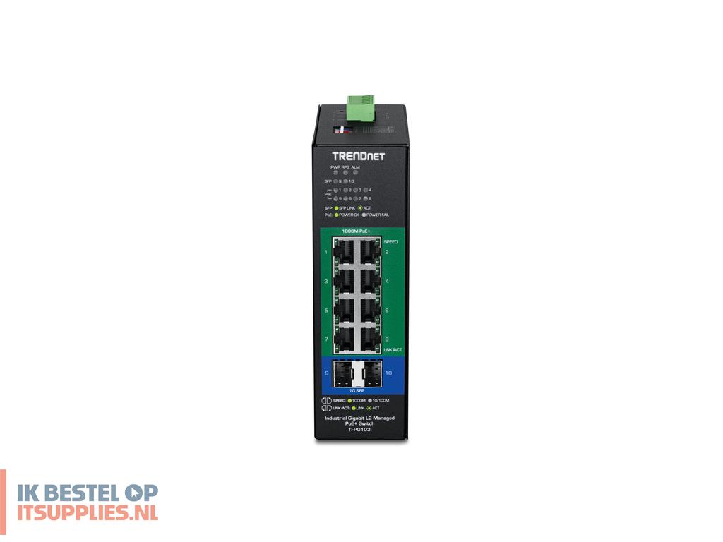1514319-trendnet_ti-pg103i_netwerk-switch_managed_gigabit_ethernet_101001000_power_over_ethernet_poe_zwart
