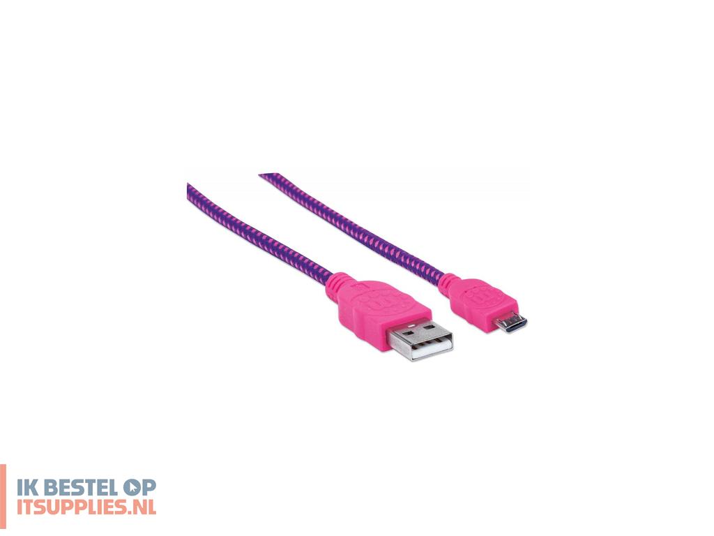 1519145-manhattan_352741_usb-kabel_usb_20_1-8_m_usb_a_micro-usb_b_0-48_gbits_roze-_paars