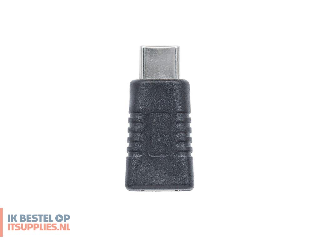 1552639-manhattan_354660_tussenstuk_voor_kabels_usb_c_usb_micro-b_zwart