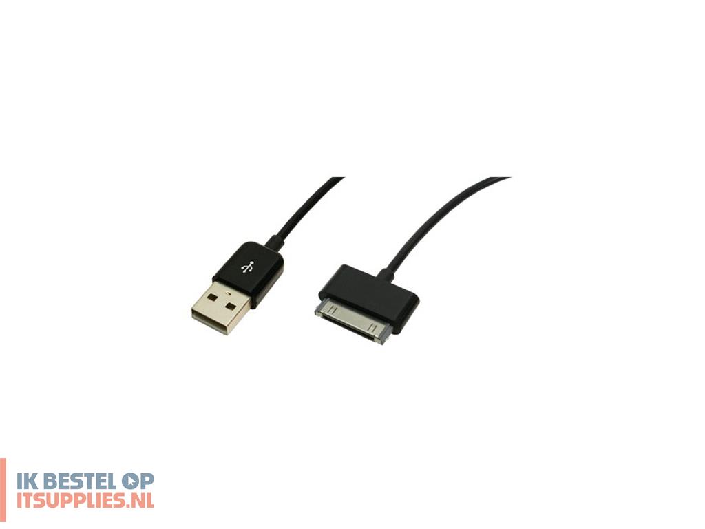 1519020-logilink_ua0094_usb-kabel_0-1_m_usb_a_0-48_gbits_zwart