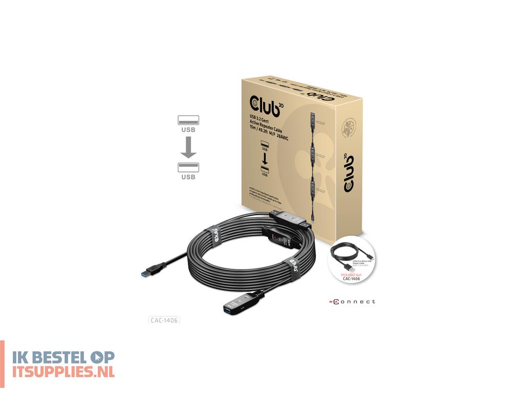 0631449-club3d_cac-1406_usb-kabel_usb_32_gen_1_31_gen_1_usb_a_zwart