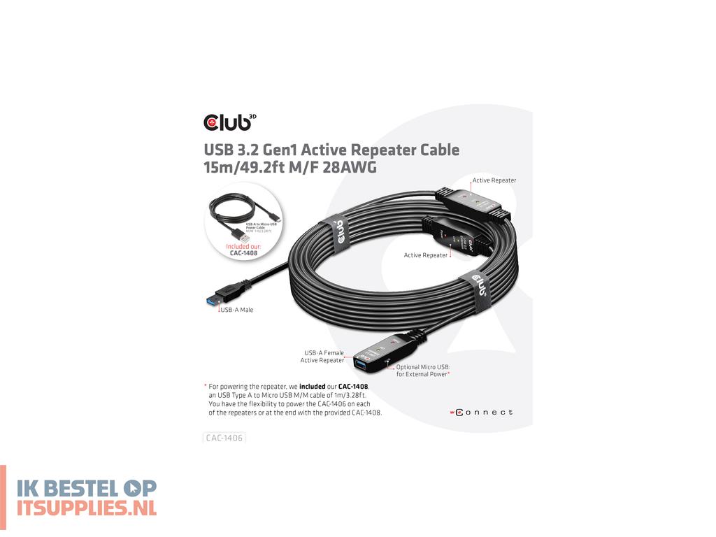 0655578-club3d_cac-1406_usb-kabel_usb_32_gen_1_31_gen_1_usb_a_zwart