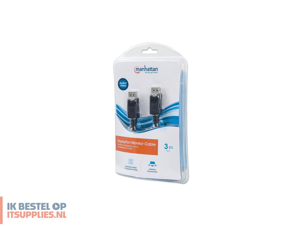 1541475-manhattan_393805_displayport_kabel_3_m_zwart