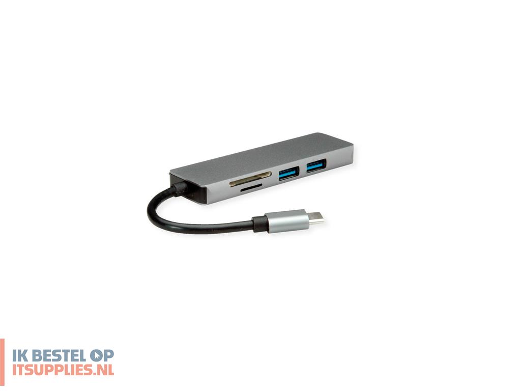 1837705-roline_12021019_laptop_dock_poortreplicator_bedraad_usb_32_gen_1_31_gen_1_type-c_zilver