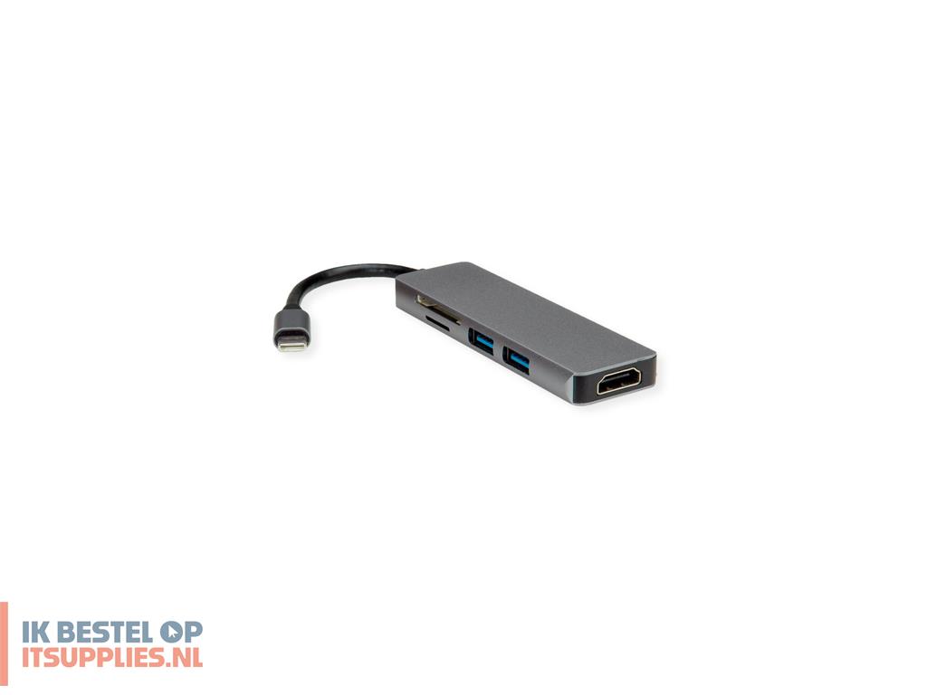1840328-roline_12021019_laptop_dock_poortreplicator_bedraad_usb_32_gen_1_31_gen_1_type-c_zilver