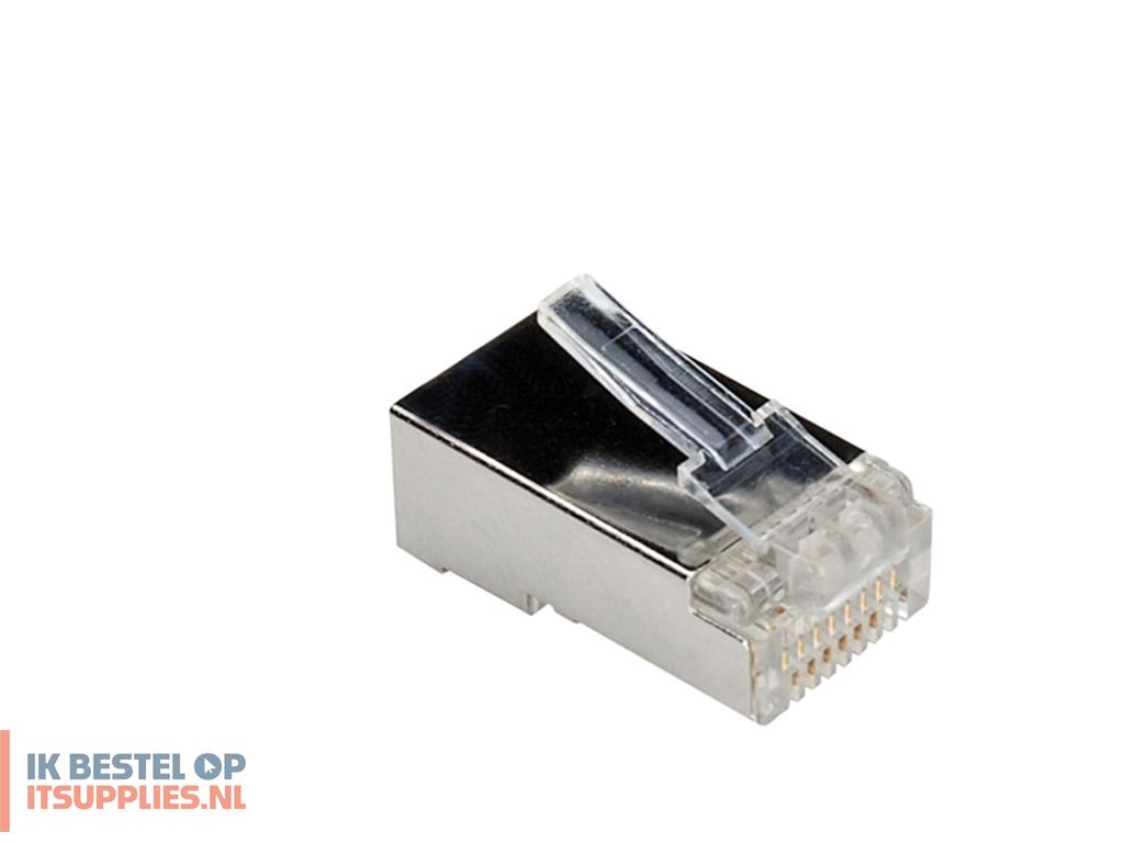 3154624-roline_cat6_modular_plug-_shielded-_for_stranded_wire_10_pcs_transparant