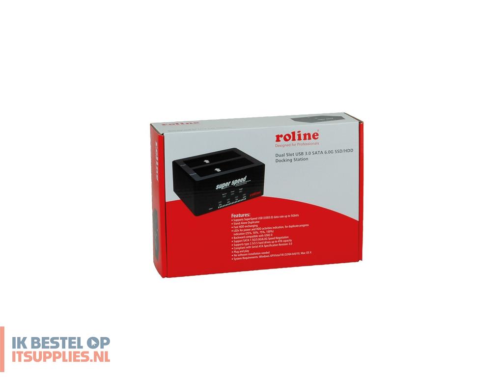 1602299-roline_16014122_basisstation_voor_opslagstations_usb_32_gen_1_31_gen_1_type-b_zwart