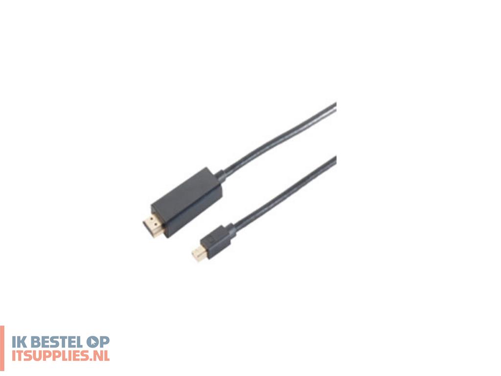 3102981-shiverpeaks_bs10-53025_video_kabel_adapter_1_m_mini_displayport_hdmi_zwart