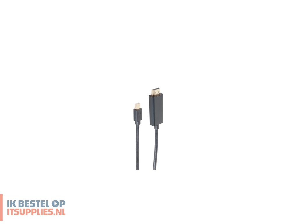 4340780-shiverpeaks_bs10-72045_video_kabel_adapter_3_m_mini_displayport_hdmi_zwart