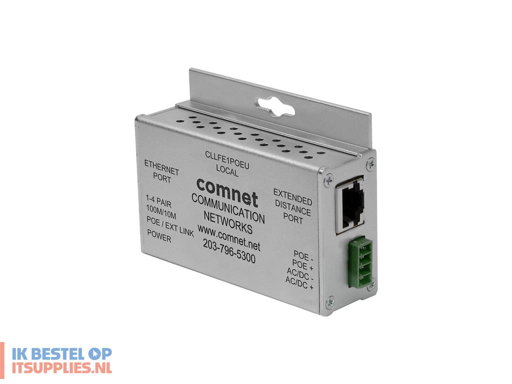 0438365-comnet_cllfe1poeu_netwerkextender_netwerkrepeater_grijs_10-_100_mbits