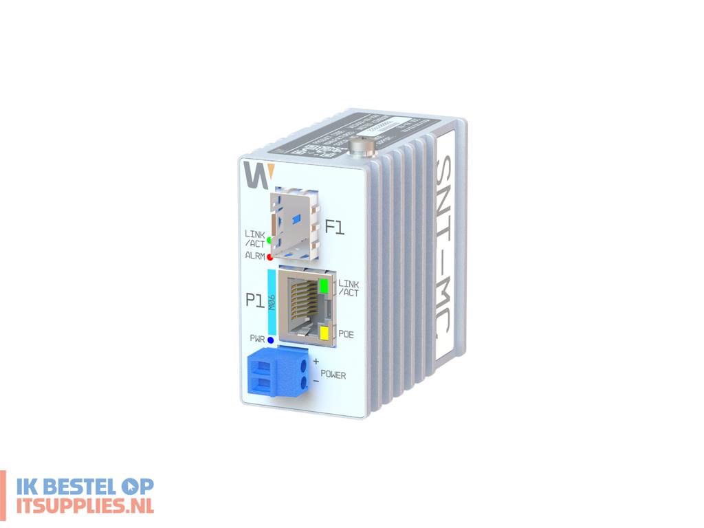 0027735-hanwha_sni-1mc_netwerk_media_converter_100_mbits_1310_nm_multimode-_single-mode_wit