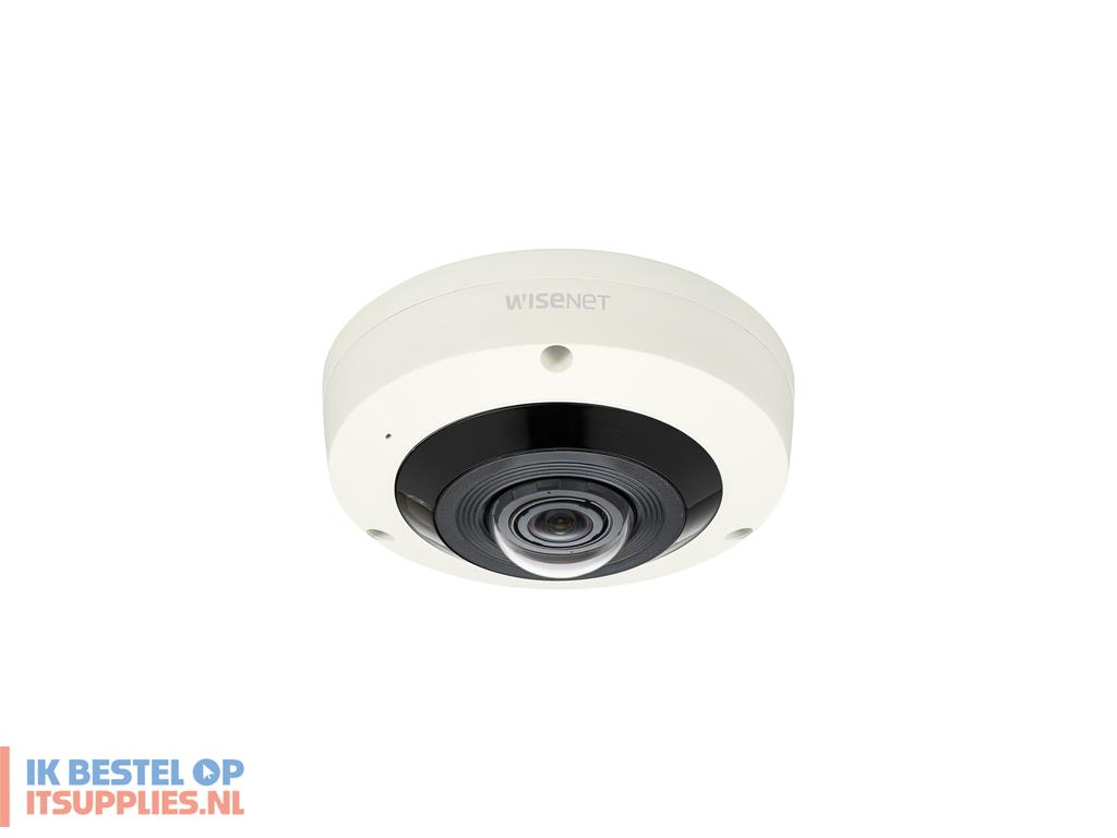 3040309-hanwha_xnf-8010rvm_bewakingscamera_dome_ip-beveiligingscamera_binnen_buiten_2048_x_2048_pixels_plafond