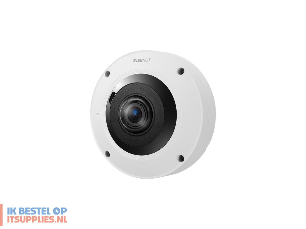 3042914-hanwha_xnf-9013rv_bewakingscamera_dome_ip-beveiligingscamera_binnen_buiten_3008_x_3008_pixels_plafondmuur