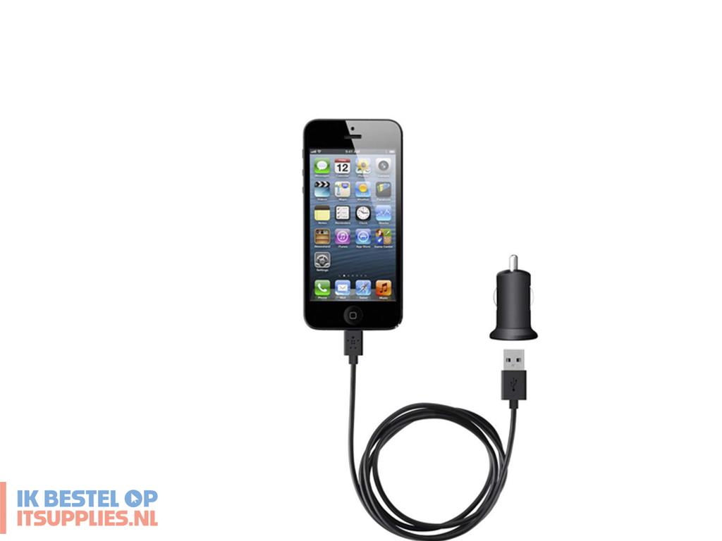 1525002-belkin_f8j090bt04_mobiele_telefoon-_mp3-_tablet_zwart_sigarettenaansteker_auto