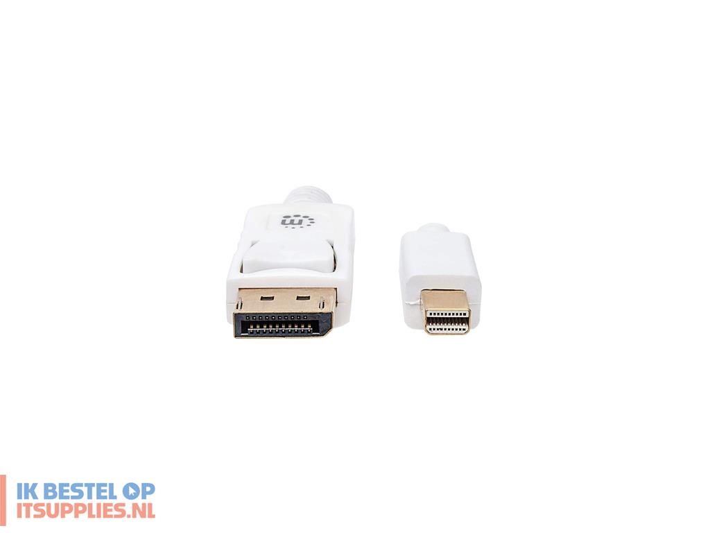 1524831-manhattan_324830_displayport_kabel_3_m_mini_displayport_wit