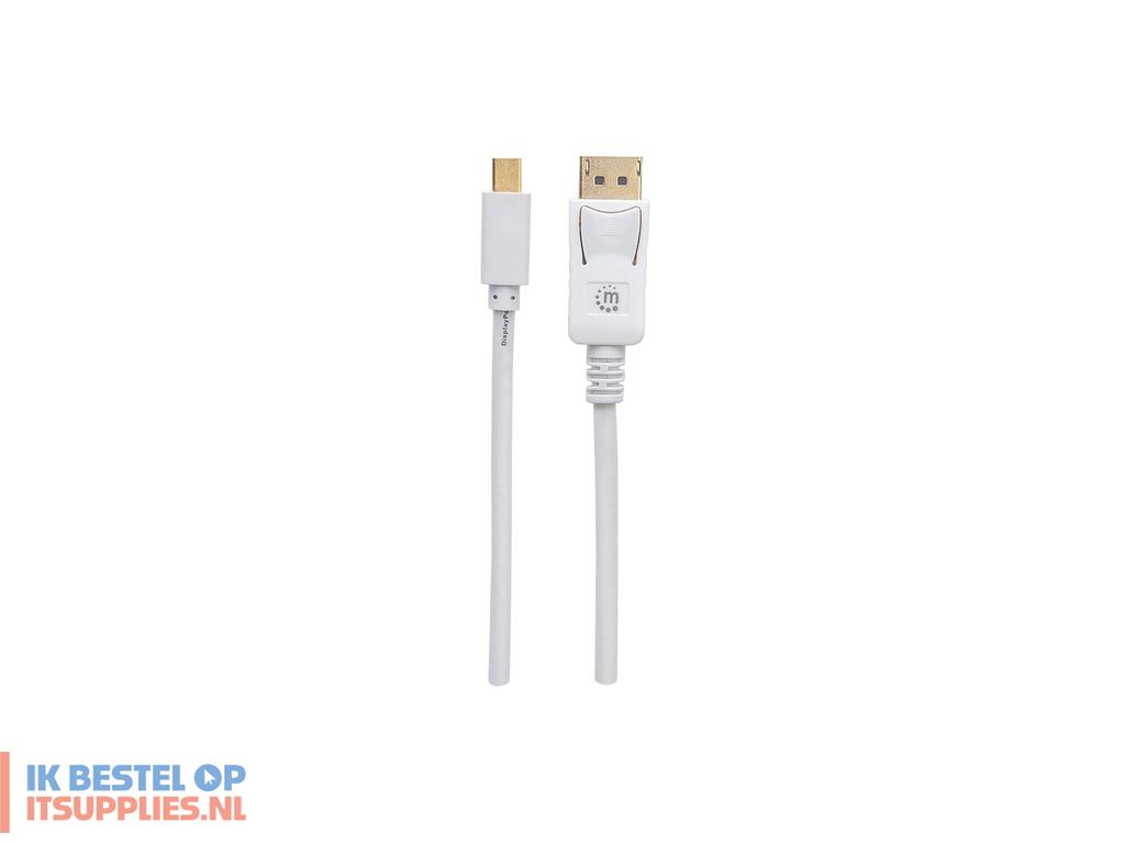 1526432-manhattan_324830_displayport_kabel_3_m_mini_displayport_wit