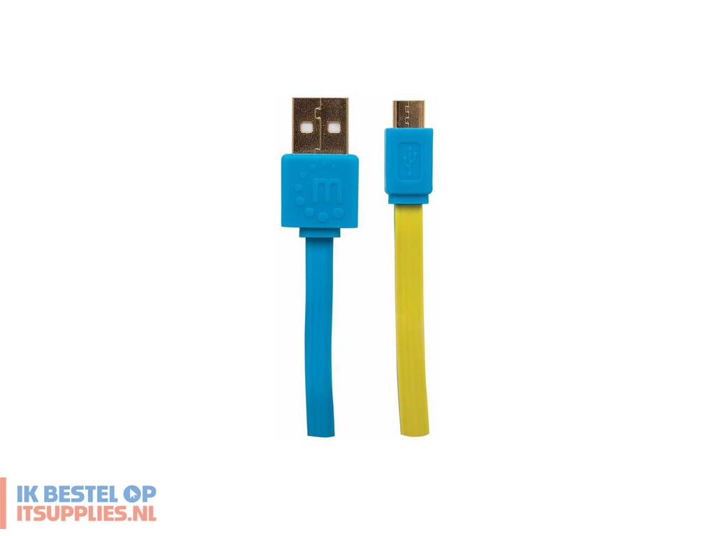 1528768-manhattan_391436_usb-kabel_usb_20_1_m_usb_a_micro-usb_b_blauw-_geel