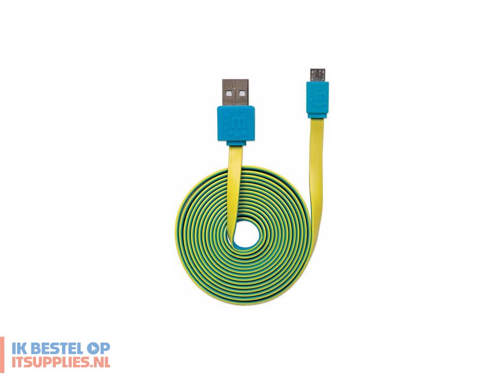 1530663-manhattan_391436_usb-kabel_usb_20_1_m_usb_a_micro-usb_b_blauw-_geel
